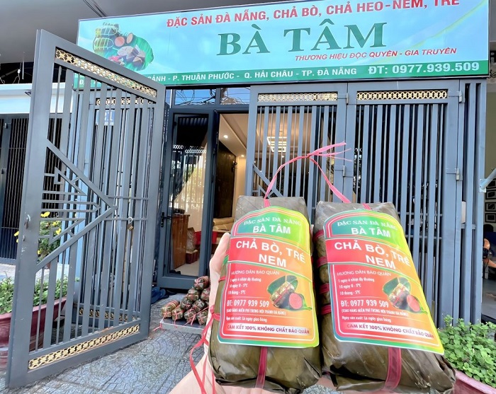 Chủ cơ sở chả bò Nguyễn Thanh Tâm