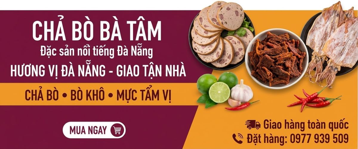 Chả bò Bà Tâm